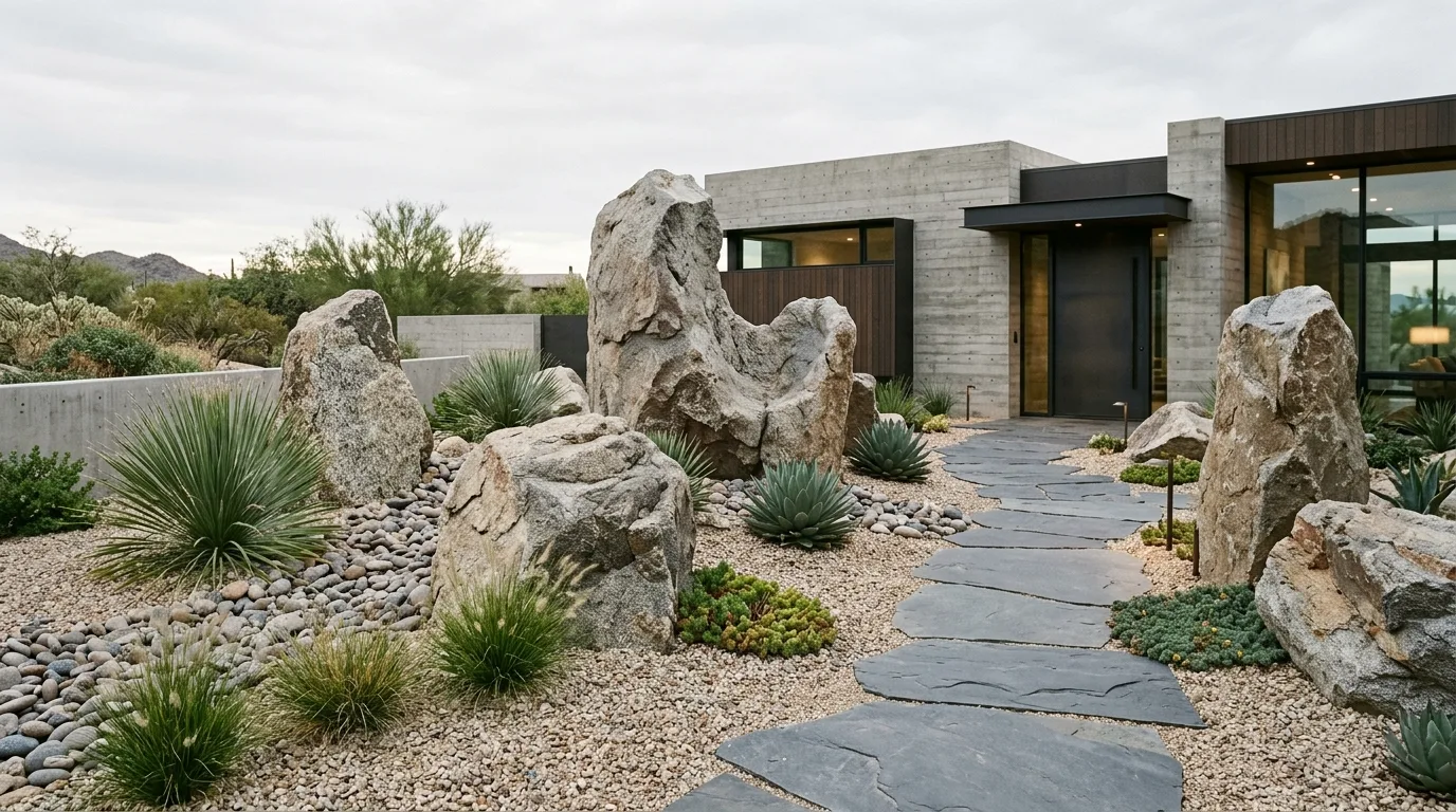 Foundation Xeriscape Planting